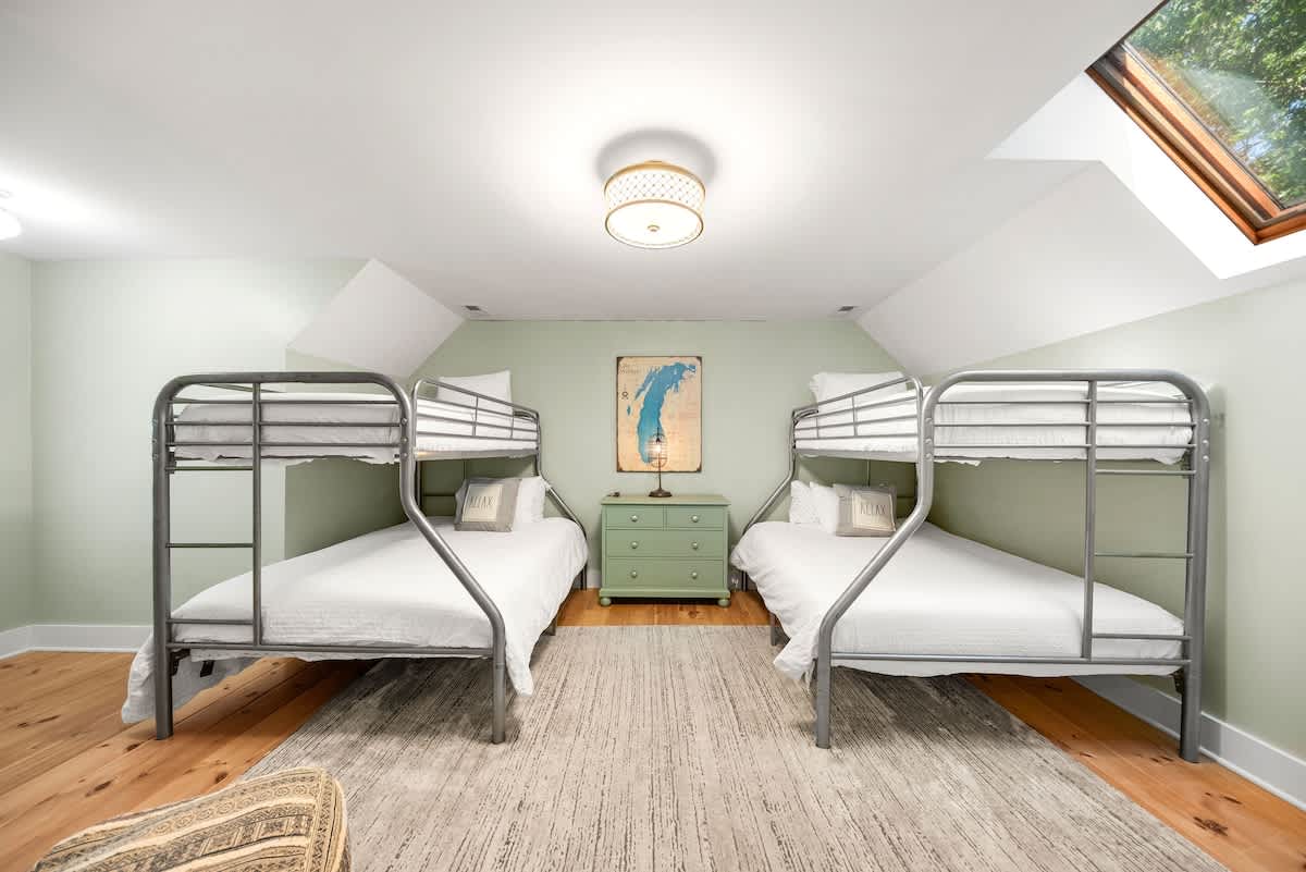 From top bunk to bottom, this room is all about fun.