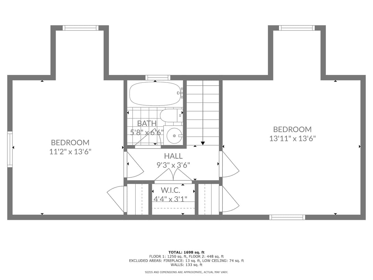 Oasis in the Woods 2nd Floor Plan