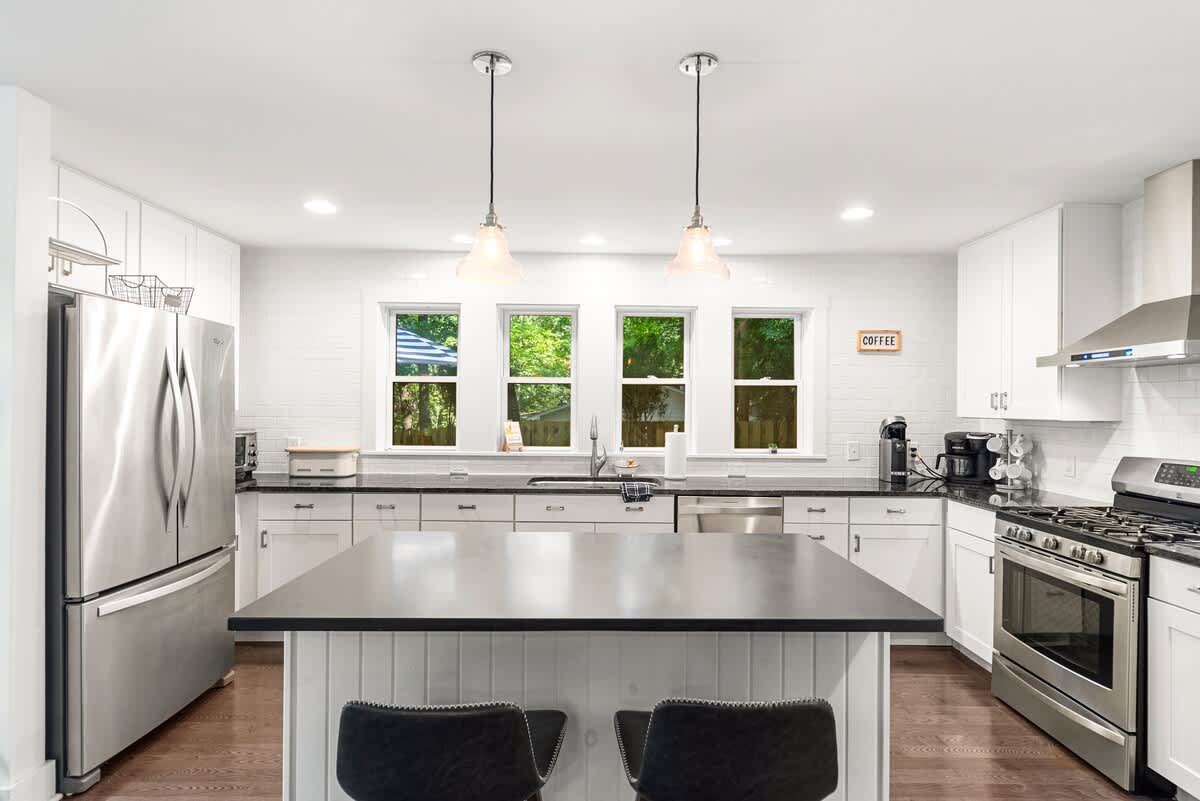 Whip up something delicious in this chef’s kitchen.