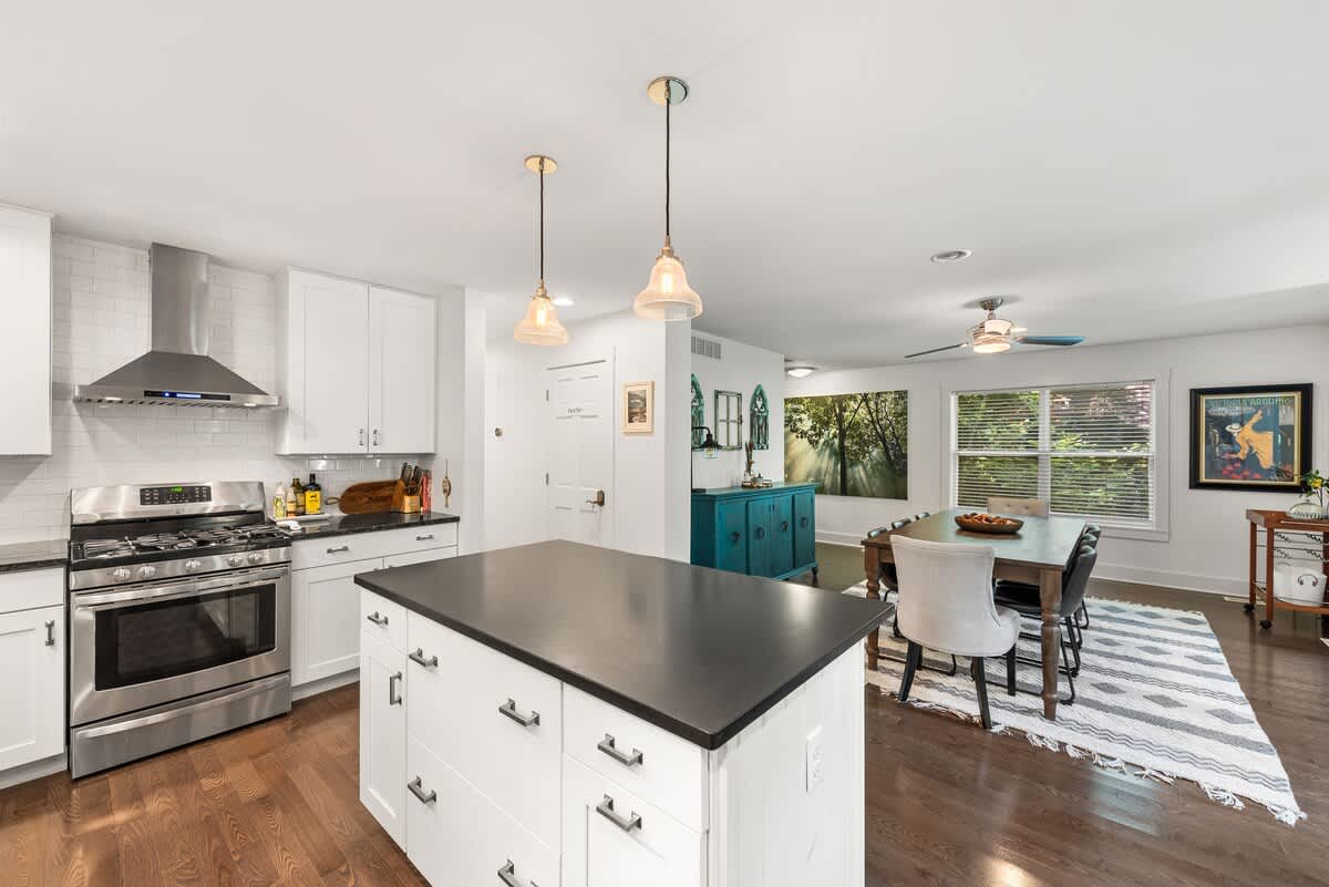 A seamless space made for gathering and grazing.