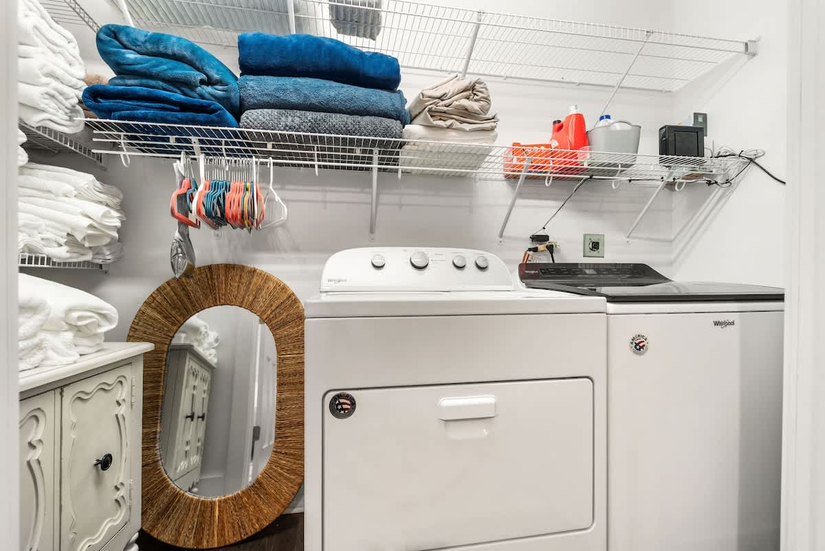 Freshen up with ease—laundry made luxe.