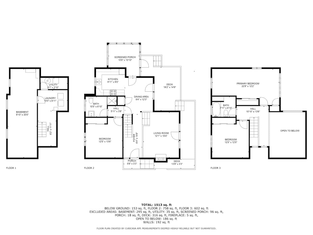 La Maison du Lac's Floor Plan Layout.