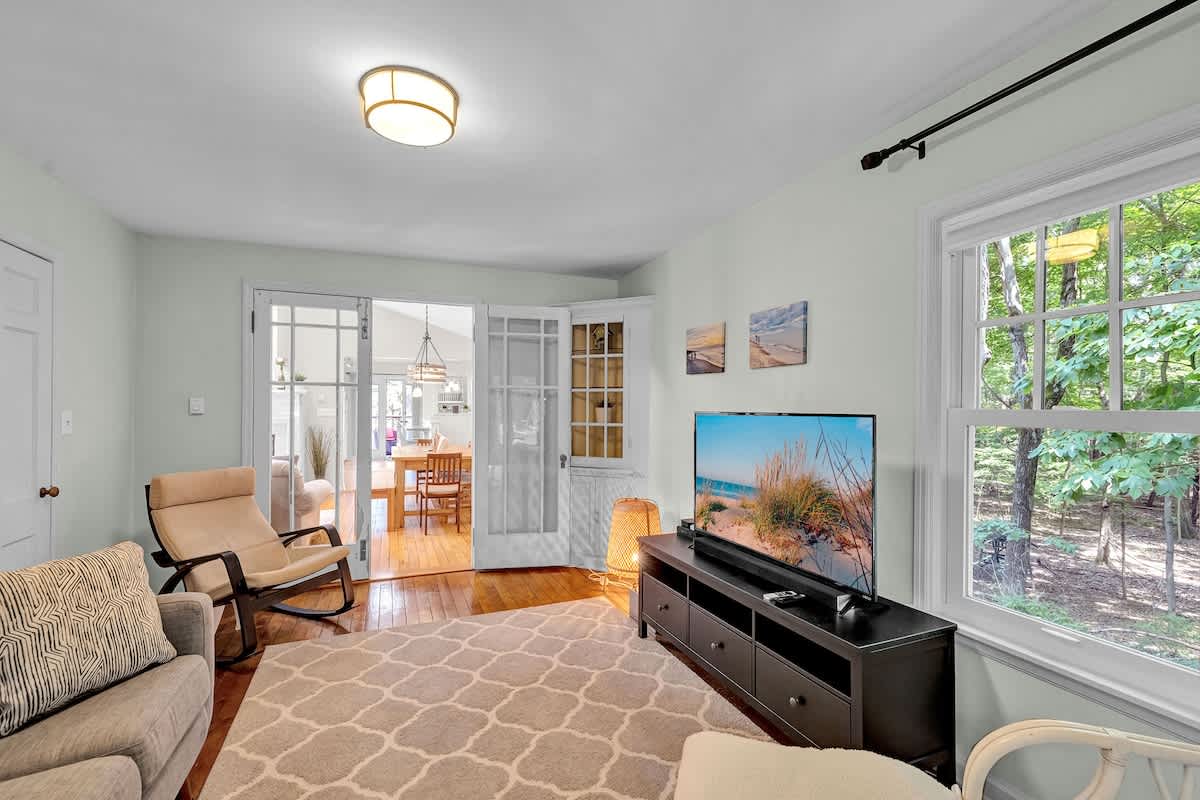 Bright, calm, and ready for movie nights or morning reads.