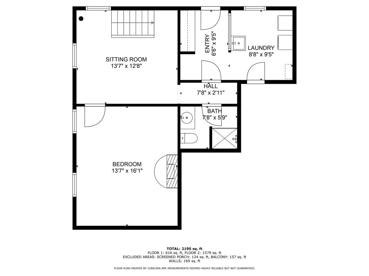 Wonderwood Cottage 1st Floor Plan.