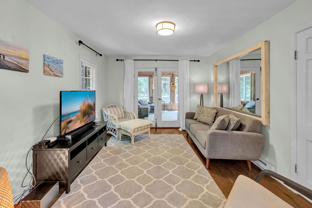 Second living space perfect for relaxing or recharging.