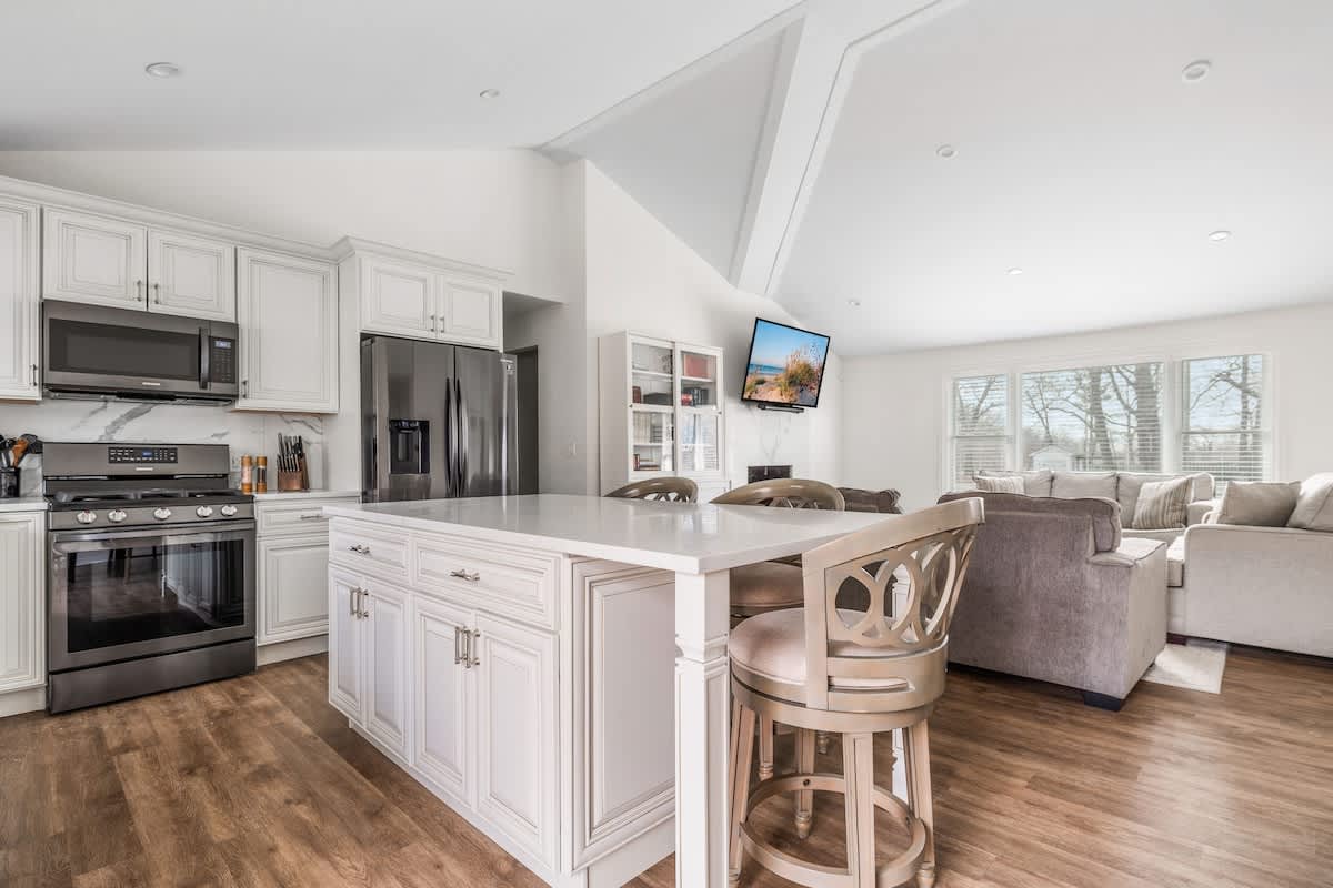 Part kitchen, part lounge, 100% crash zone after taco night.