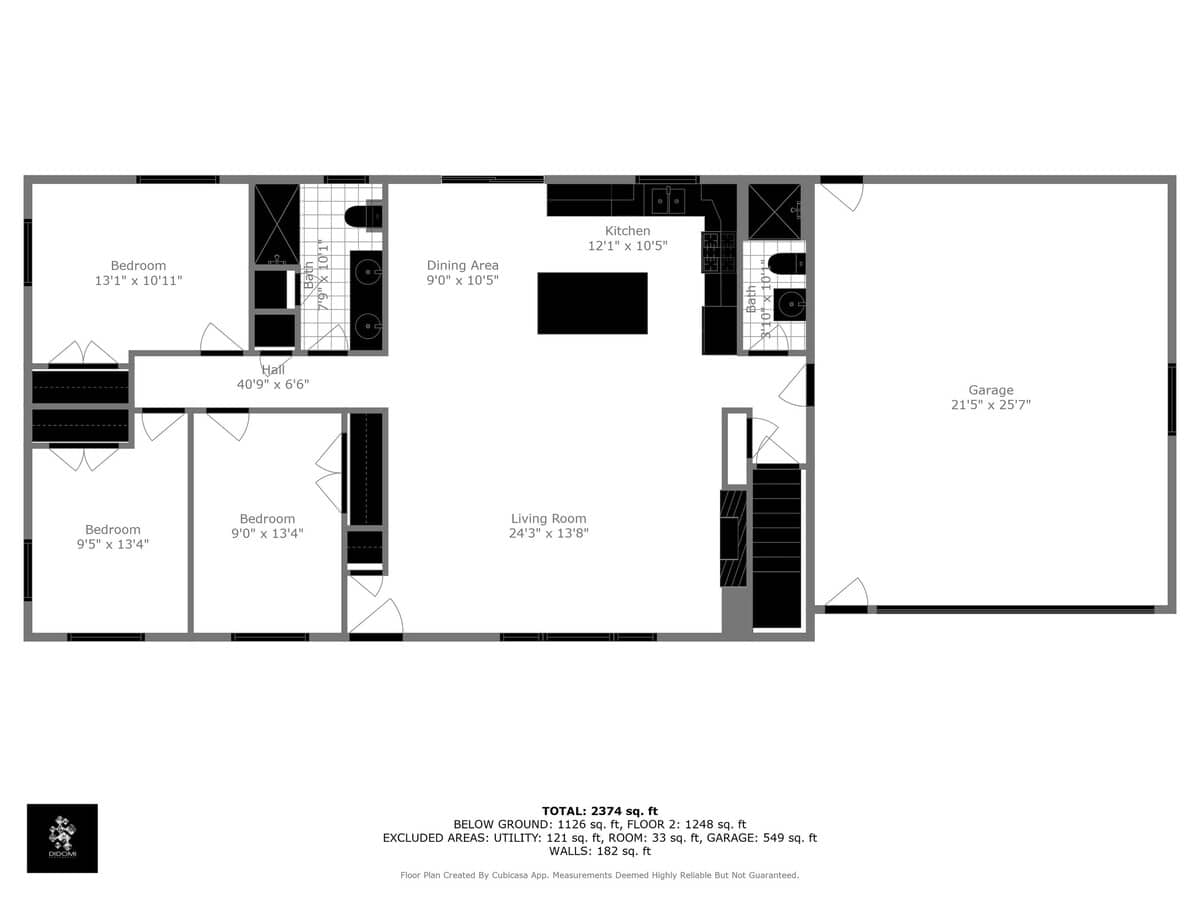 Rocky Gap Getaway Main Level Lay out