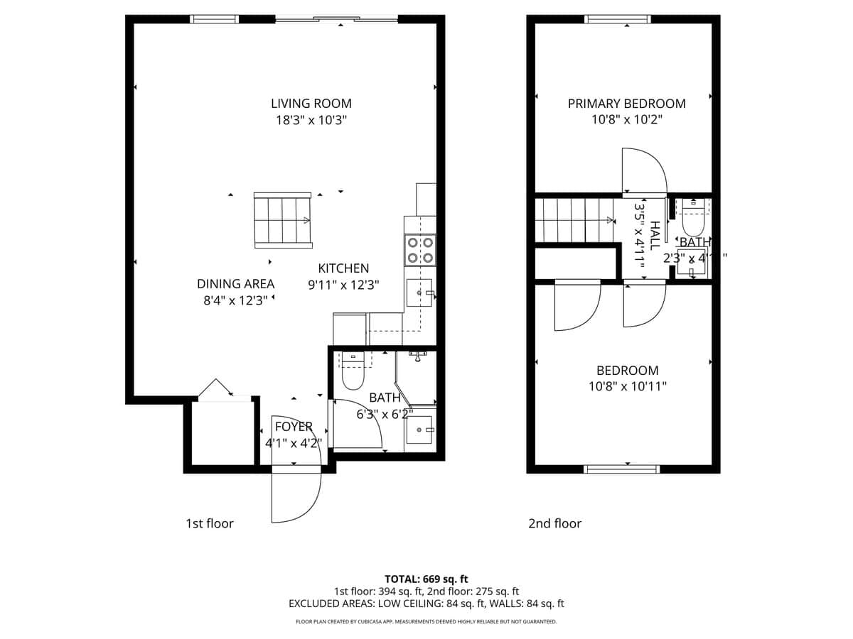 Leila's Chalet Floor Plan.