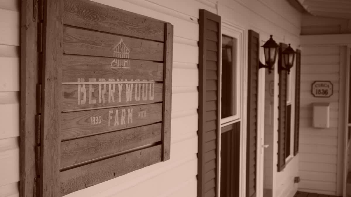 Pause on the porch and enjoy Berrywood Farm’s century-old charm.