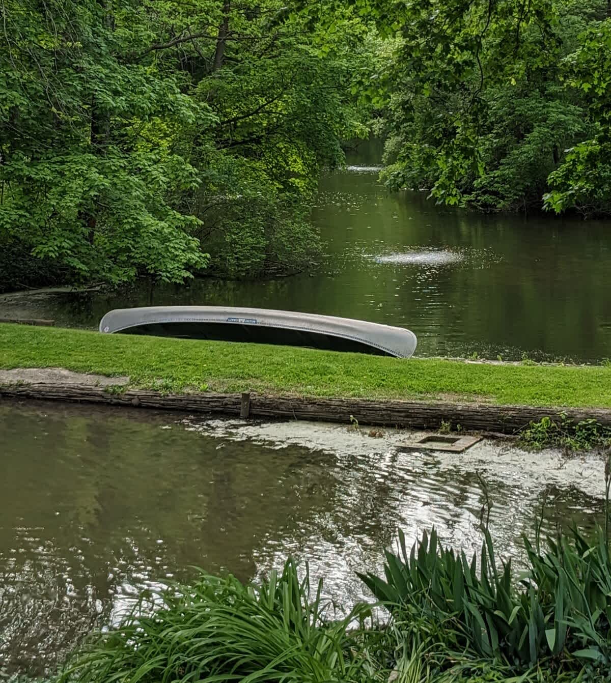 Take the canoe out for slow, scenic rides through the shaded waterway.