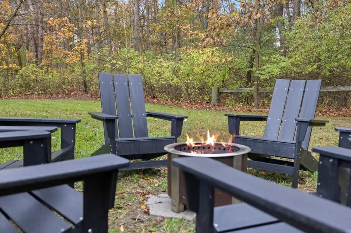 Gather ‘round the firepit for stories under Michigan stars.