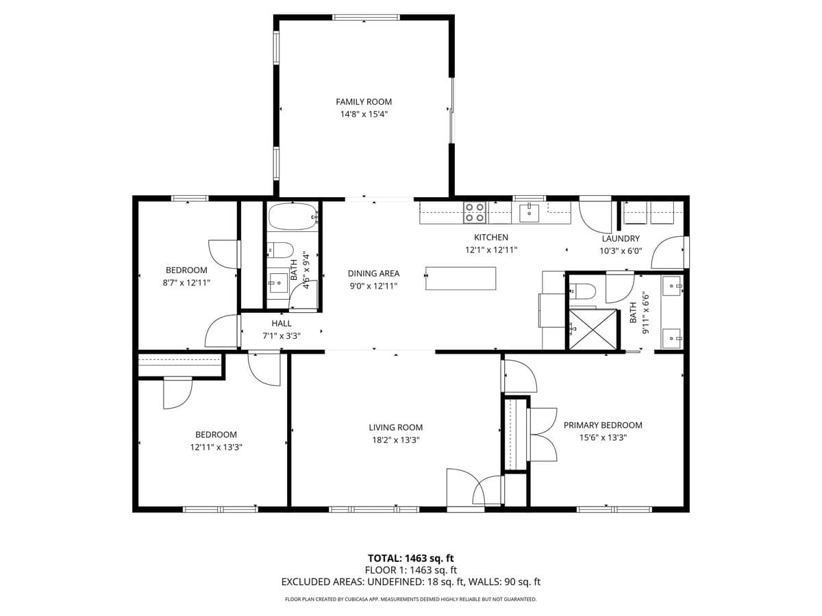 The Woodsmen's Floor Plan.