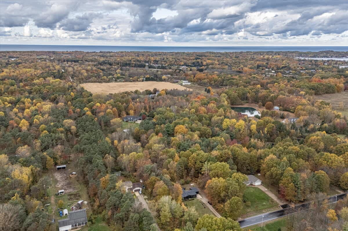 The Woodsmen sits among Fennville’s peaceful woodland landscape.