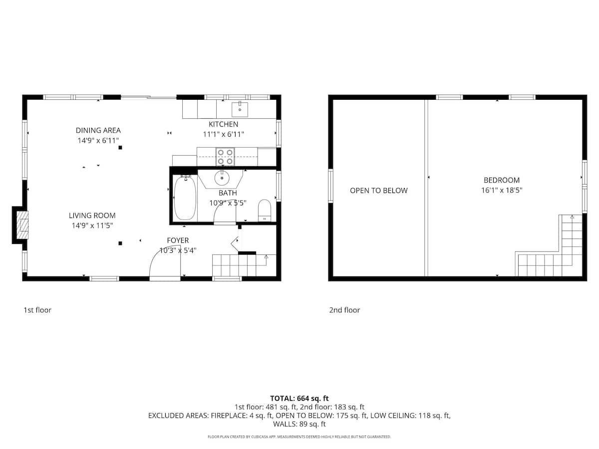 The Cottage Floor Plan.