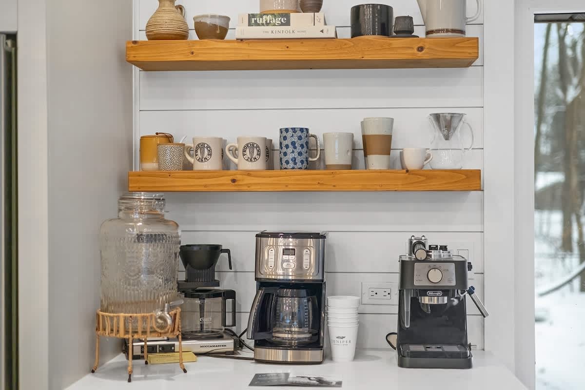 From espresso to drip, this coffee bar has your mornings covered.