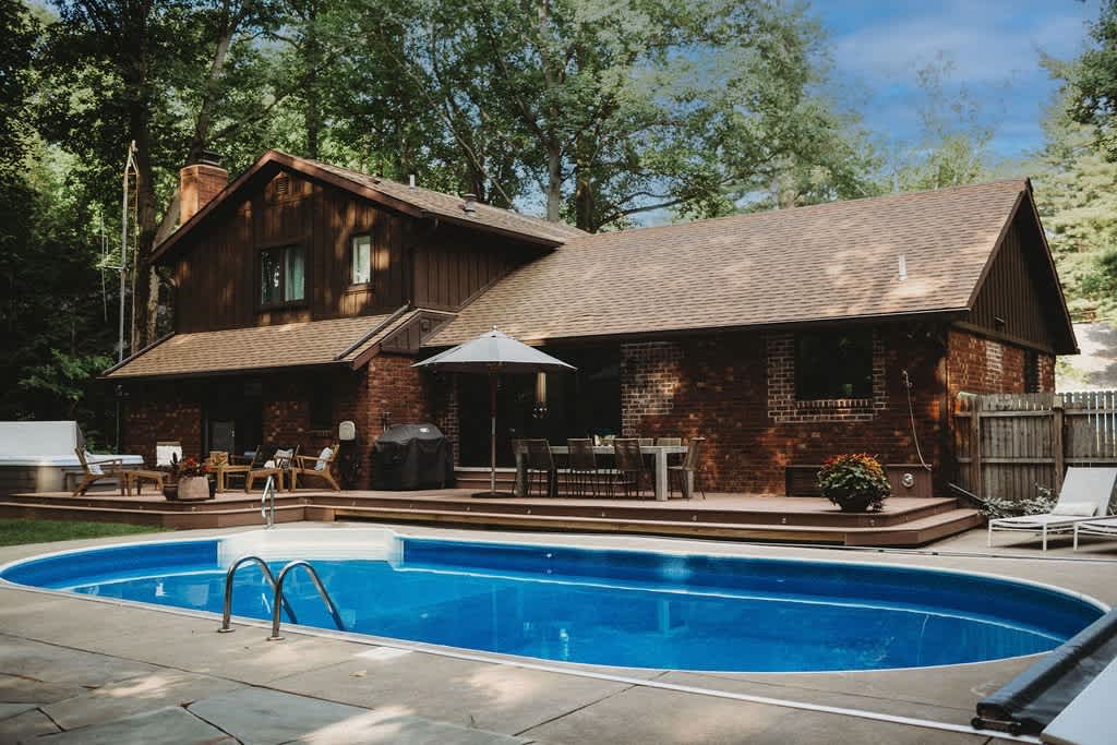 Jump right in! Our seasonal pool was made for family fun.