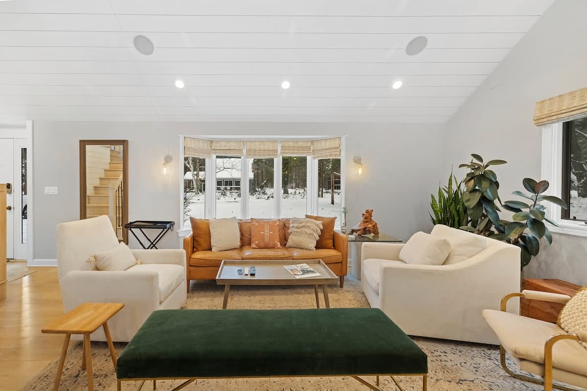 Loma House has two living spaces - great for separation when needed.