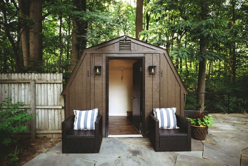 Everyone will want a turn in the steam sauna!