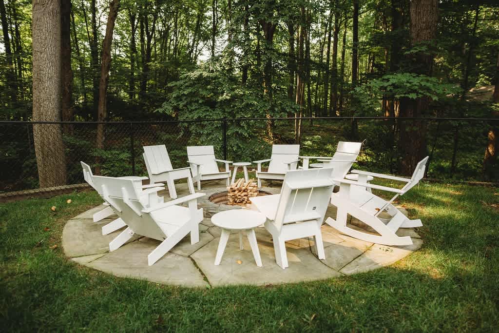 A welcoming fire circle with friends, family, and plenty of s’mores - now that's a vacation!