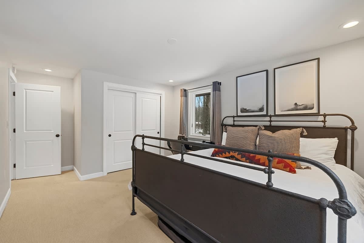 Simple, modern details shape this relaxing space for deep rest.