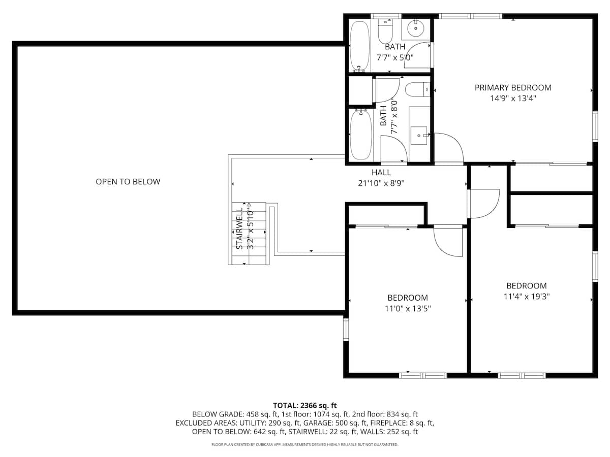 Loma House 2nd floor layout.