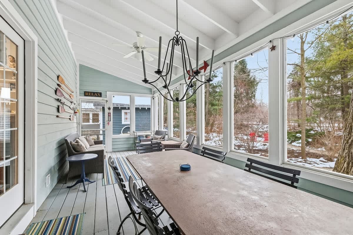 Gather everyone for porch dinners that stretch into the evening.