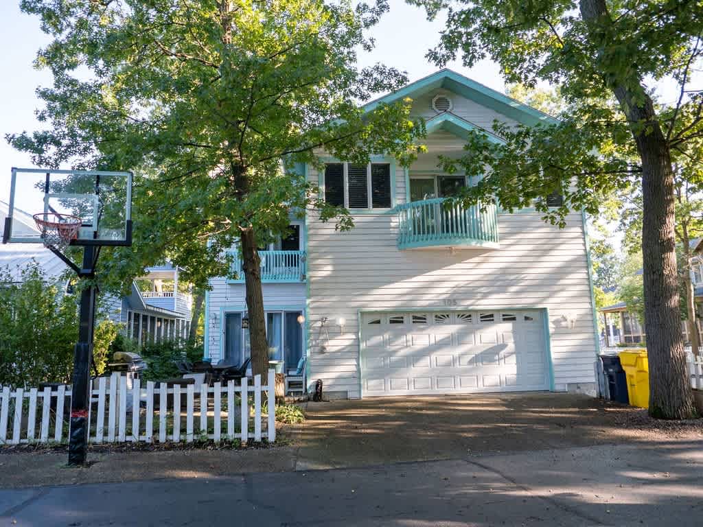 We even have a garage and a basketball hoop for active fun for the entire family.