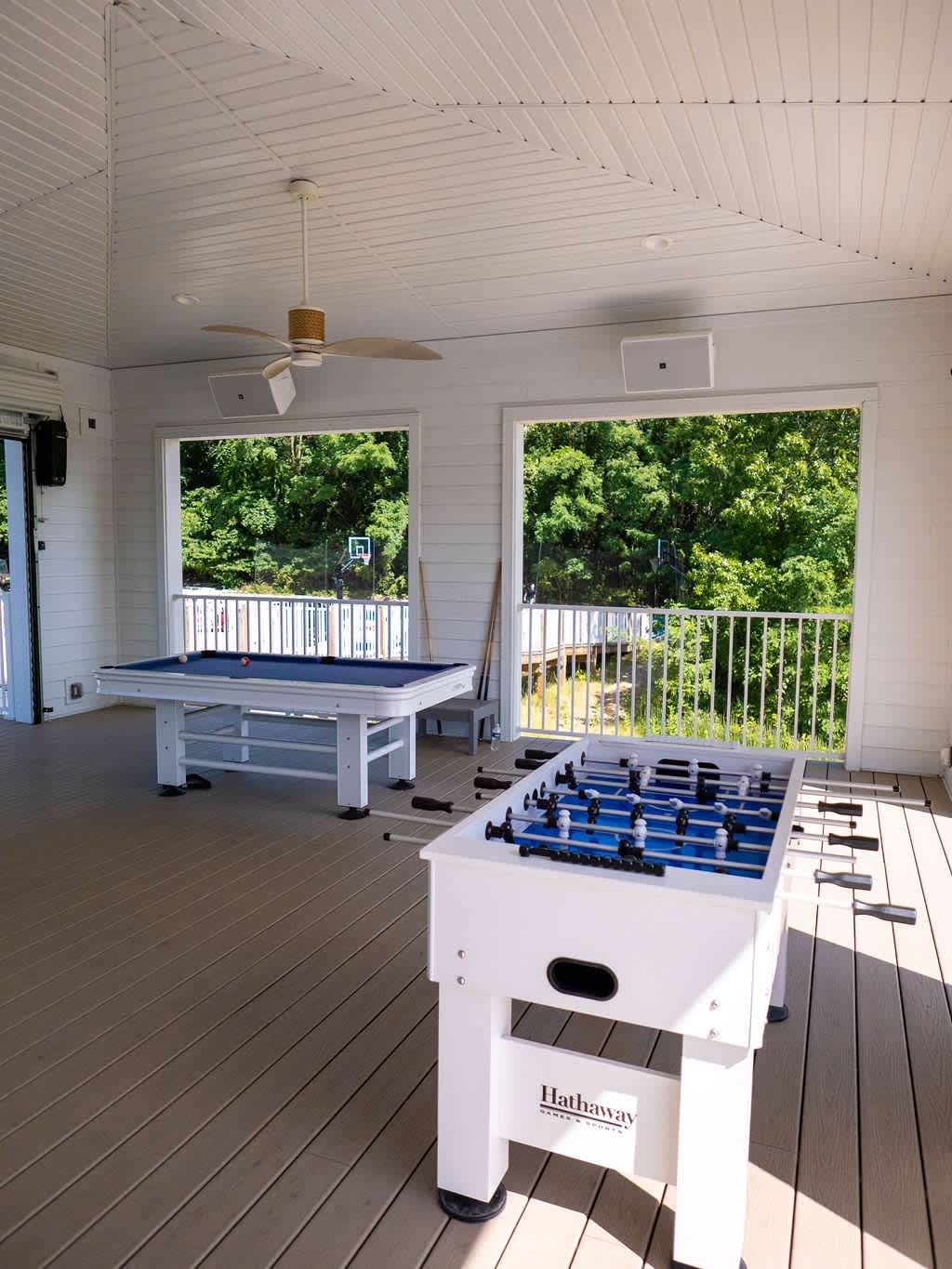 Relax, play, and reconnect in Beachwalk’s game lounge.