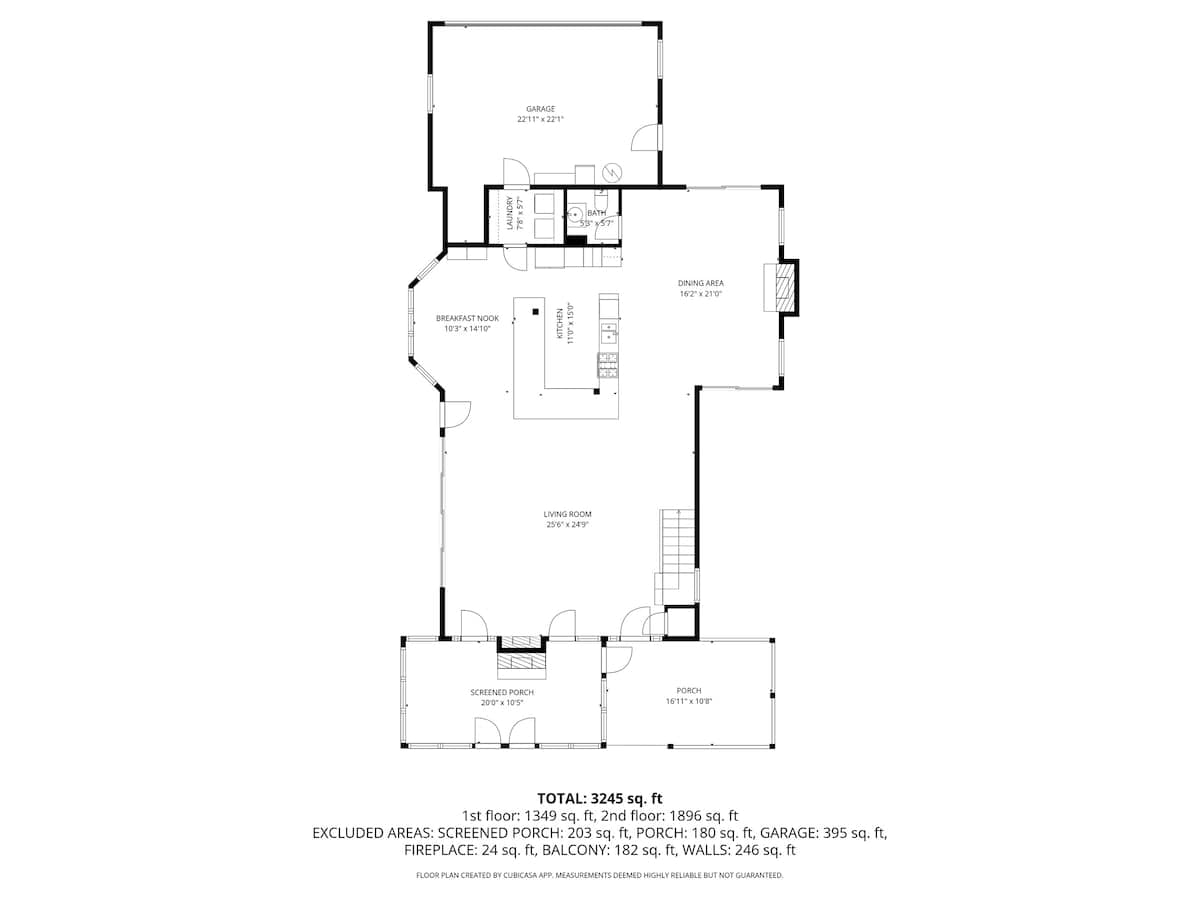 Sanctuary at Beachwalk 1st Floor Layout.