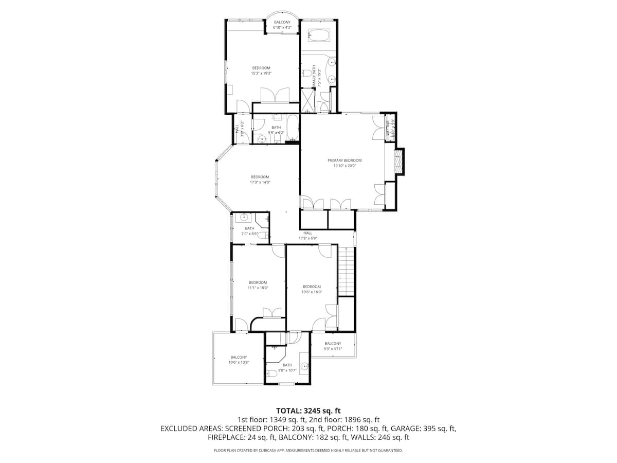 Sanctuary at Beachwalk 2nd Floor Layout.