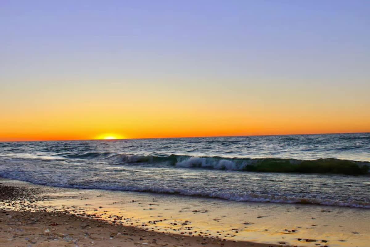 Sunset views at Chalet on the Lake are always the highlight of every stay.