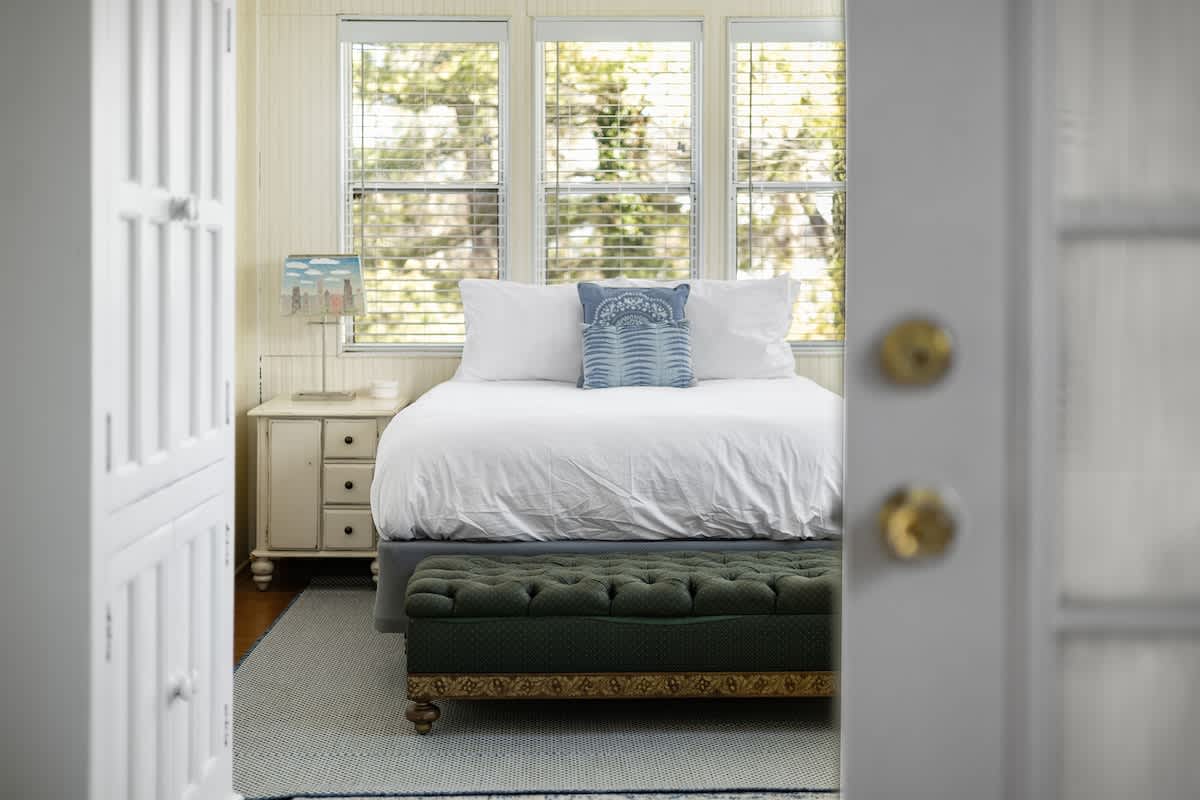 Wake up to the soft glow of a Grand Beach morning.