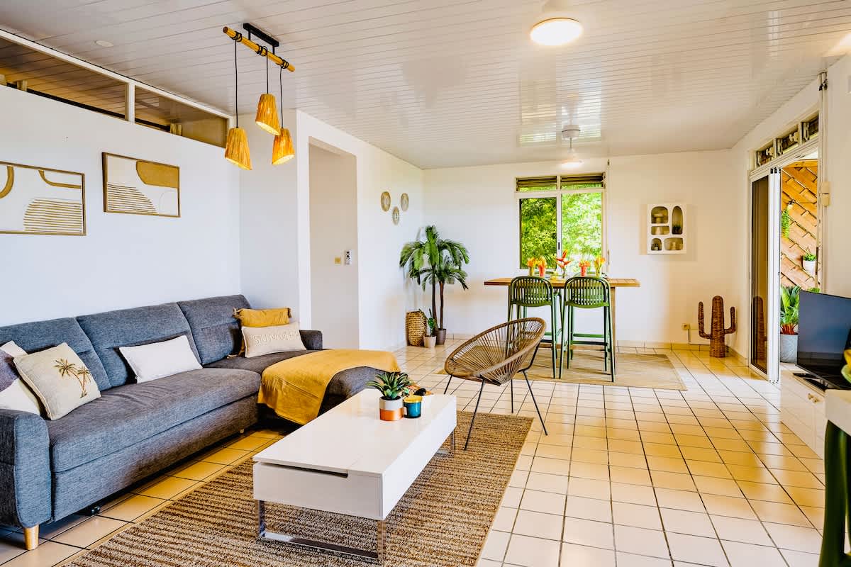 Maison Yole Bleue - Vue sur Les Trois Ilets 6