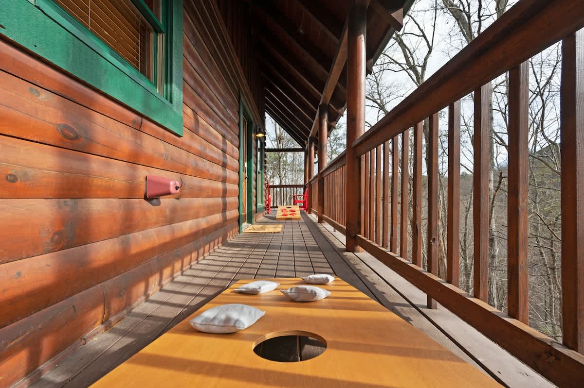 Cornhole available for guests to use!