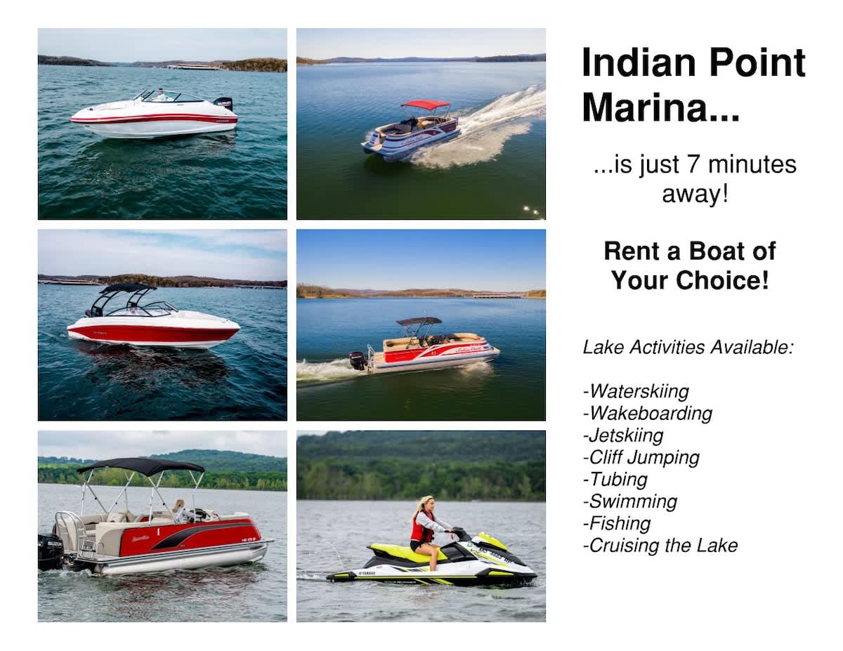 Boat rentals and slips for you to dock your boat just 7 mins away!