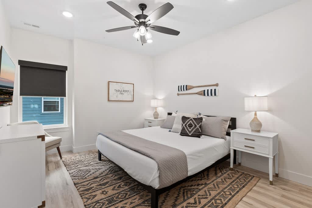 Downstairs King Bedroom (with desk and reading chair)