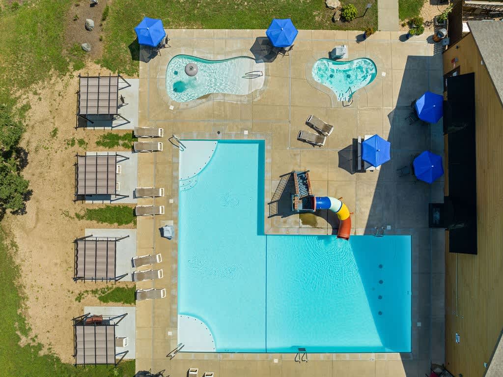 Large community outdoor pool!   Typically open Memorial Day Weekend to Labor Day Weekend