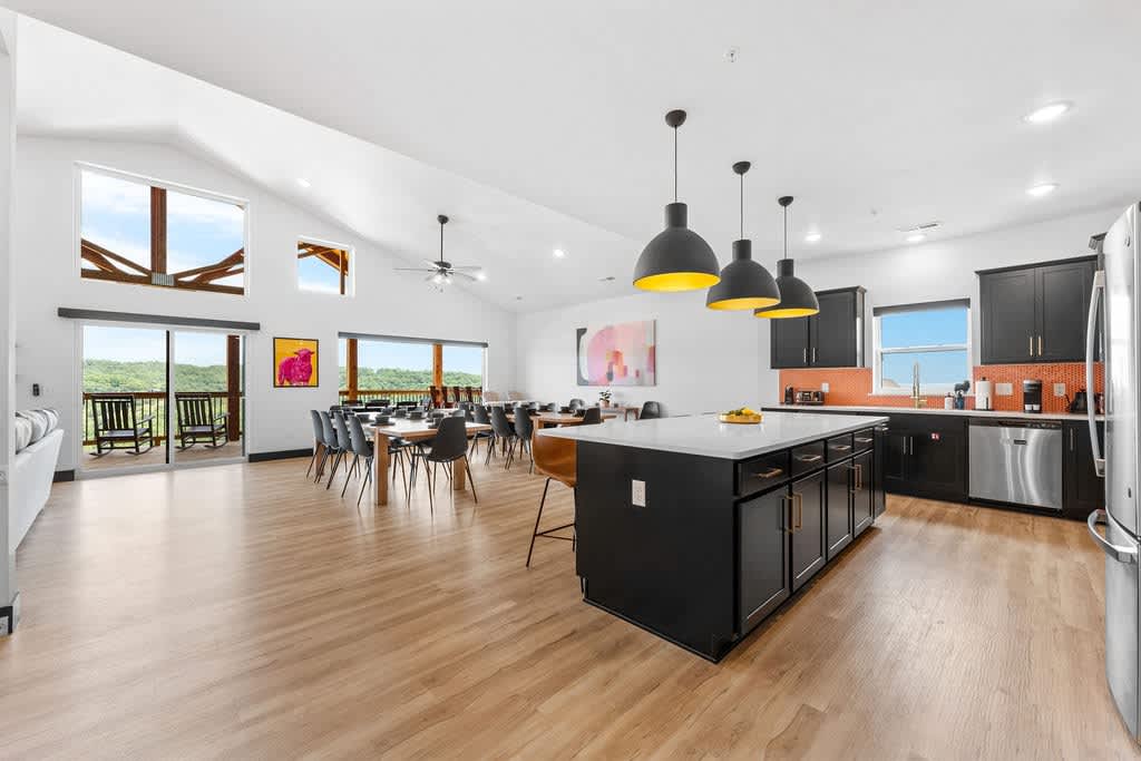 VERY SPACIOUS common areas!  The home is 5,000 SF!