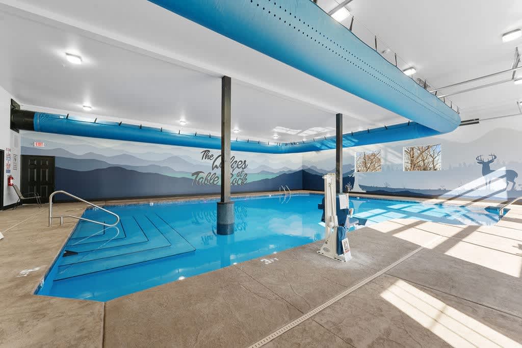 HEATED community indoor pool is OPEN!  Brand new!!!