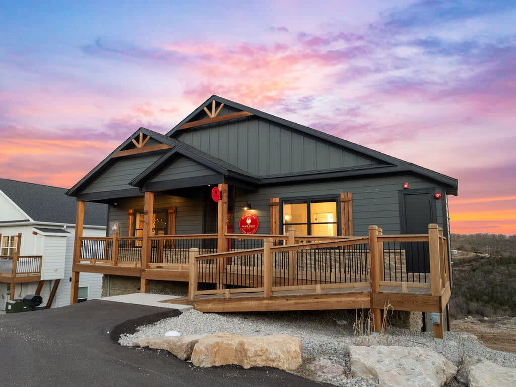 A ramp accesses the front of the lodge, and please note that there are two spacious bedrooms (Primary and Jr. Primary) on the main level that can be accessed without any stairs and have walk-in showers.