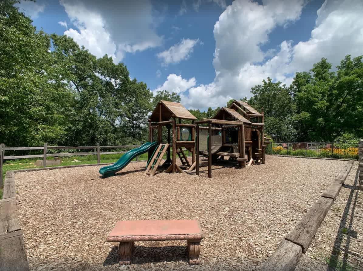 Outdoor playground for the kids to enjoy
