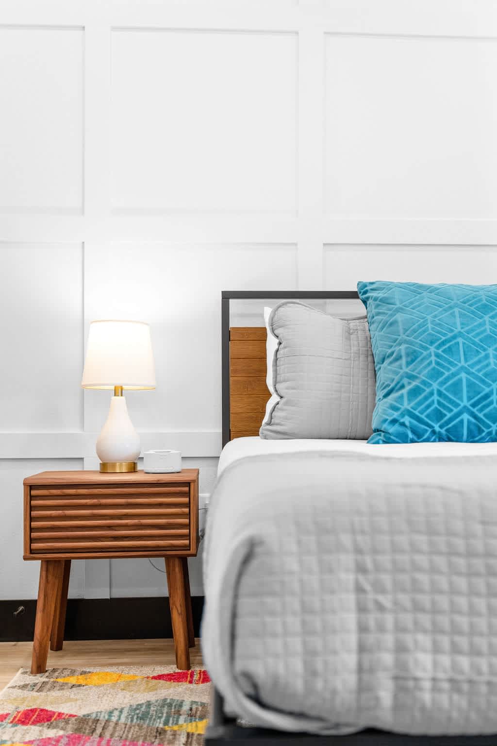 Note that every bedroom is equipped with a white noise machine for your sleeping enjoyment.