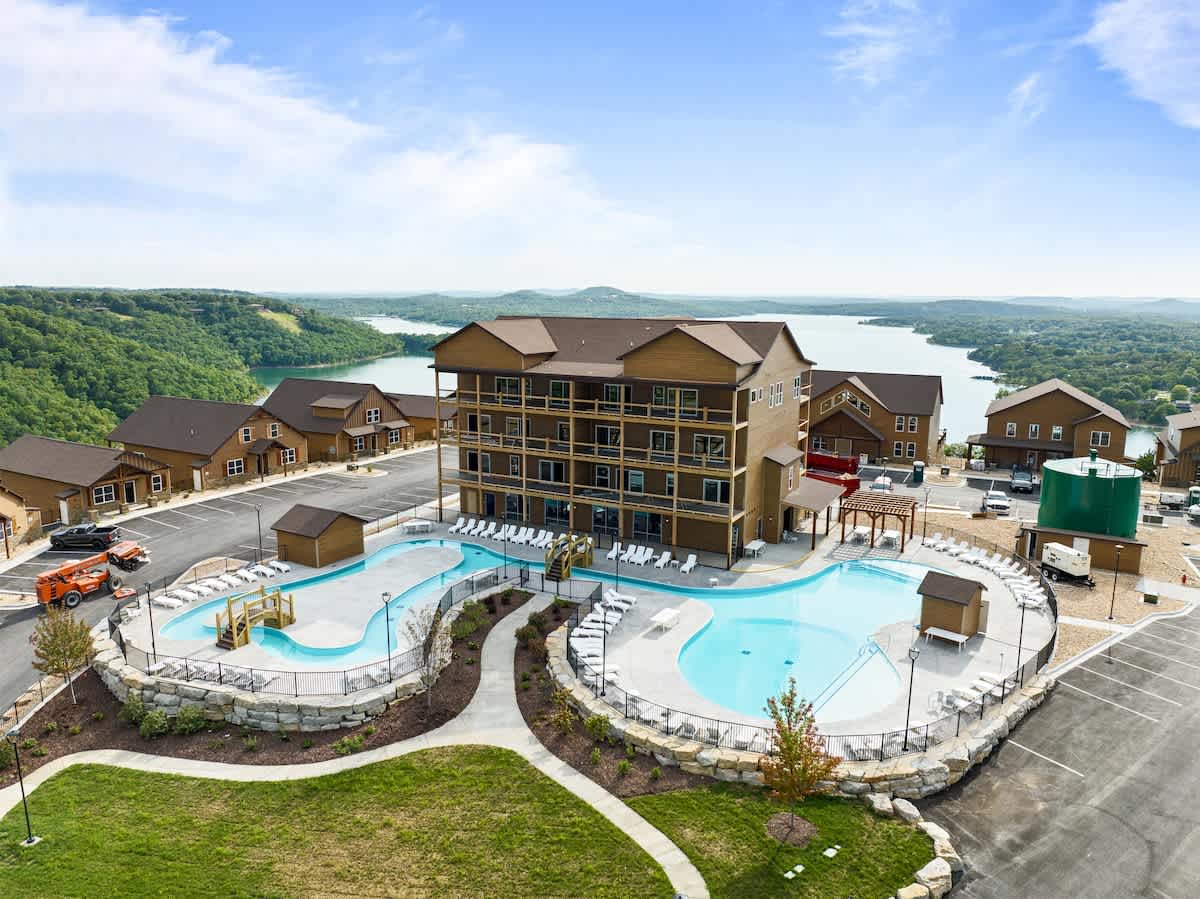 Community Center (Indoor Pools Inside) with the Lazy River, Outdoor Pool. Outlaw Cove is right in front of the Lazy River!
