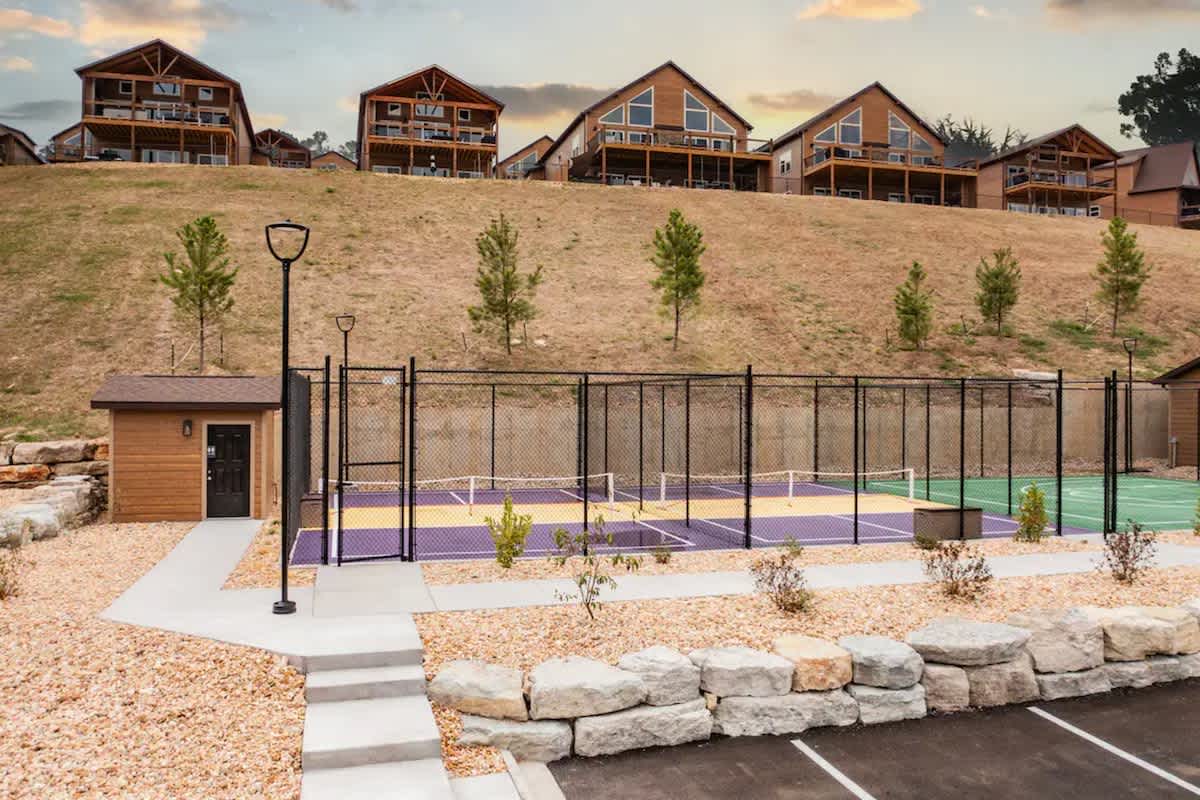 2 Pickleball courts and 1 basketball court