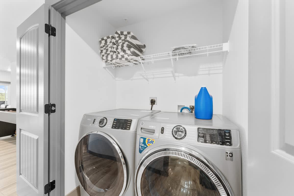 Downstairs washer/dryer - Yes there is an upstairs washer/dryer too! 