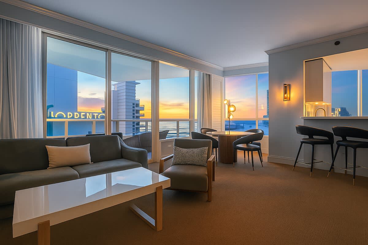 FontaineBleau Suite Stunning City & Ocean Views