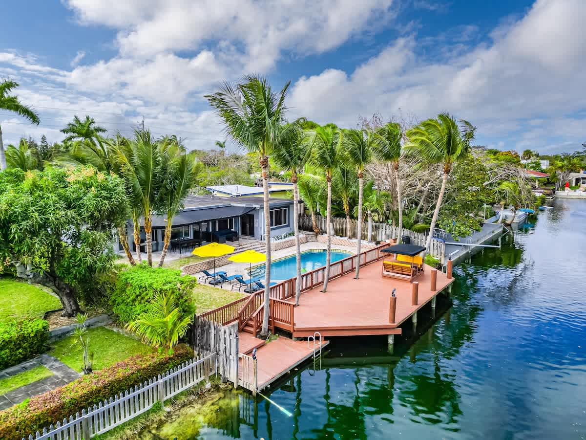 Heated Pool Waterfront Home | 6 min from Beach