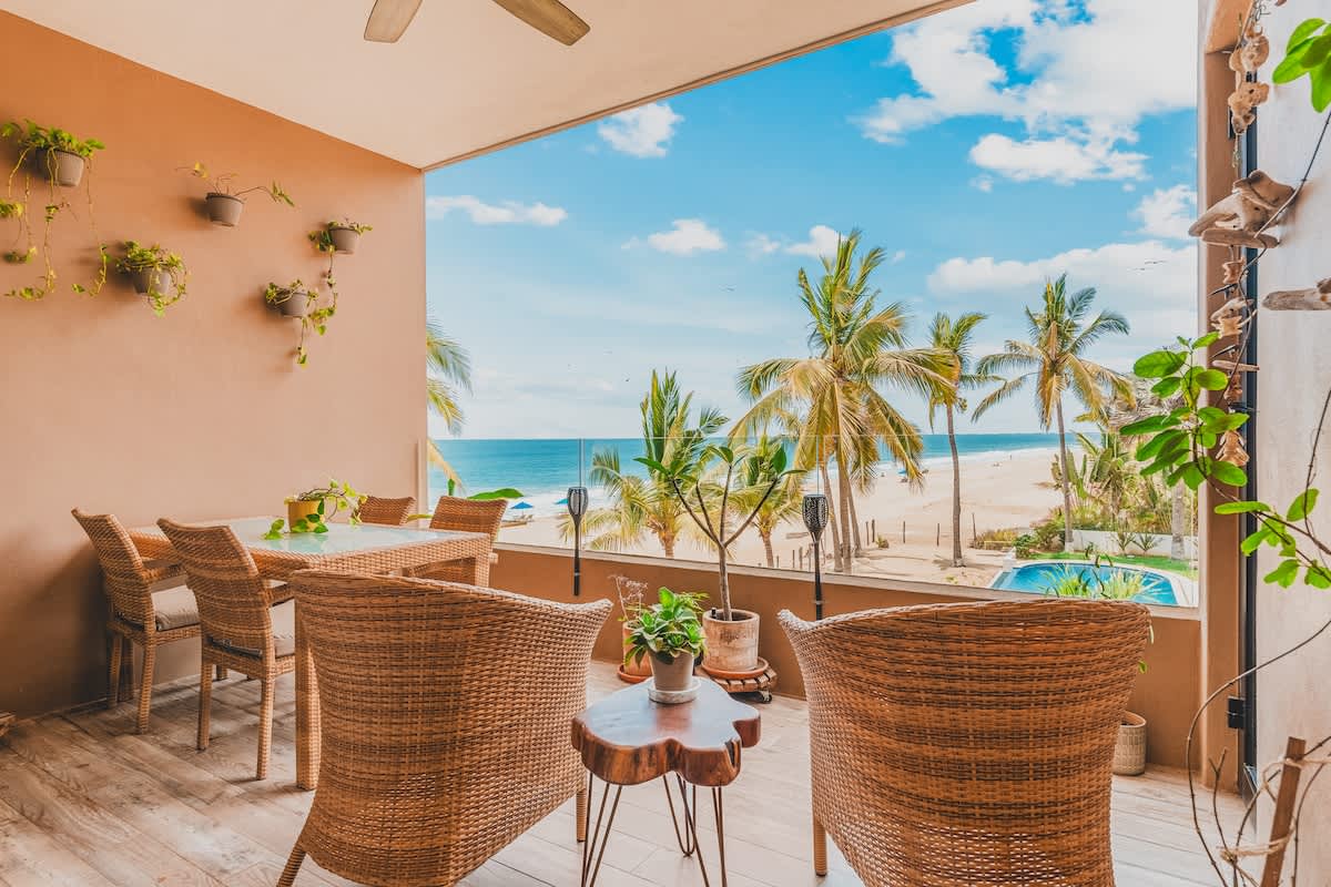 Casa De Vigil: Beachfront Oasis Ocean Views & Pool — San Pancho, Nayarit — vacation rental