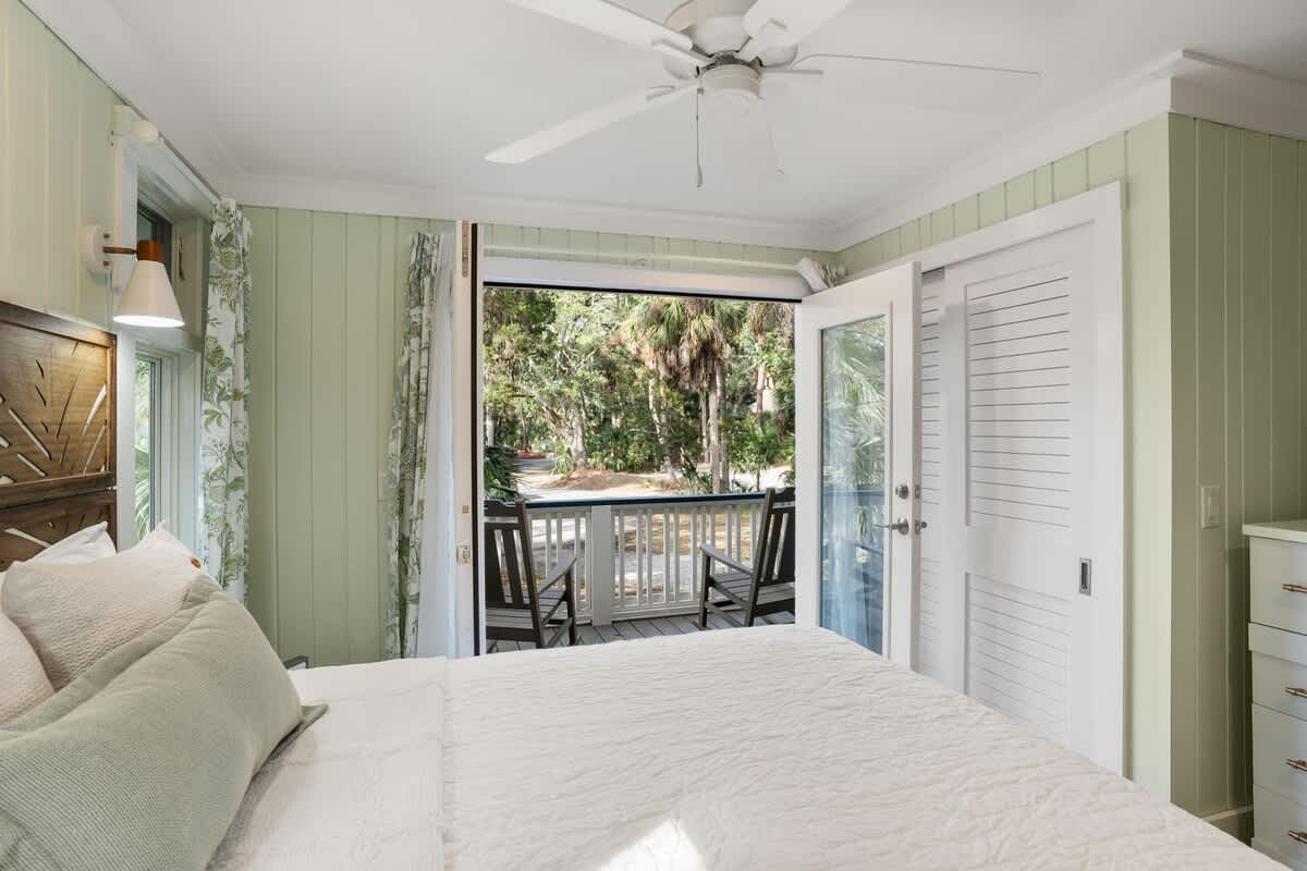 Rocking Chair Porch off of Guest Room