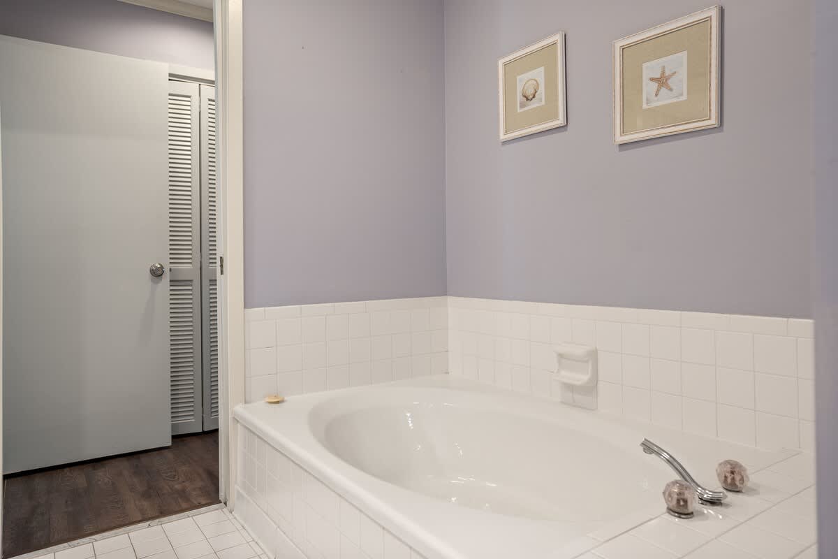 Master bedroom with en suite bathroom